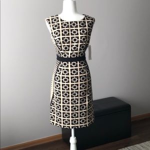 Black and Tan Career Dress